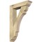 Ekena Millwork Olympic Traditional Rough Sawn Bracket w/ Offset Brace, Douglas Fir, 6"W x 24"D x 36"H BKT0604X24X36OLY01RDF - alternate 1